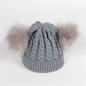 Baby Hat Pompon Winter Scarf Children Hat Knitted Cute Cap