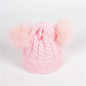 Baby Hat Pompon Winter Scarf Children Hat Knitted Cute Cap