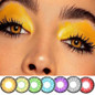 2pcs/pair Colored Contact Lenses Eye Vika tricolor Series Contact Lenses Color Cosmetic Contact Lens for Eyes lentes de contacto