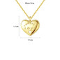 'Forever Love' Necklace - Sterling Silver & 18K Gold