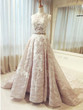 Chic Lace A Line Prom Dress Vintage Cheap Long Prom Dress #ER351