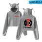 EXO Cat Ear Cropped Hoodie for Women