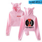 EXO Cat Ear Cropped Hoodie for Women