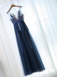 Long Prom Dress Lace Cheap Tulle Prom Dress #ER041