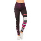 Sexy Women Legging leaf Printing Fitness leggins