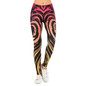 Sexy Women Legging leaf Printing Fitness leggins