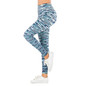 Sexy Women Legging leaf Printing Fitness leggins