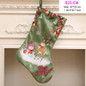 Santa Snowman Christmas Ornaments Stocking