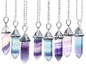 Fluorite Natural Gem Stone Necklace