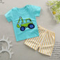 Baby Boy Girl Clothes Summer 2020 Newborn Baby Boys Clothes Set Cotton Baby Clothing Suit Shirt+Pants Infant Clothes Set