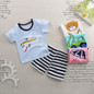 Baby Boy Girl Clothes Summer 2020 Newborn Baby Boys Clothes Set Cotton Baby Clothing Suit Shirt+Pants Infant Clothes Set