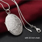 New Fashion Vintage Photo Locket Pendant Necklace Sliver Plated Jewelry Necklaces & Pendants