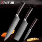 XITUO Chef Bread Eviscerate Sliced Fruit Chinese Japanese Kitchen Knife Sharp Utility Santoku Complete Damascus Pattern Cooking
