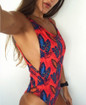 Sexy Printing Floral Swimsuit