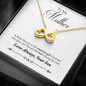 Infinity Heart Necklace Gold/ Silver