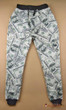 Money Pattern 100 Dollar Print Winter Pants Women/Men