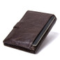 CONTACT'S Leather Wallet Luxury Male Genuine Leather Wallets Men Hasp Purse With Passcard Pocket and Card Holder High Quality