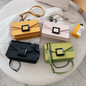 Stone Pattern PU Leather Crossbody Bags for Women 2020 Small Shoulder Simple Bag Female Luxury Chain Handbags and Purses