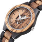 Shifenmei Wood Mens Watches Top Luxury Brand Sport Men's Wristwatch Wooden Watches Quartz Military Watch Men Relogio Masculino