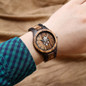 Shifenmei Wood Mens Watches Top Luxury Brand Sport Men's Wristwatch Wooden Watches Quartz Military Watch Men Relogio Masculino