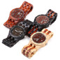 Bewell Luxury Brand Waterproof Wood Watch Men Quartz Watches Wooden Band Calendar Analog Male Elegant Wristwatches Relogio