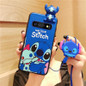 Cute Stitch Couple Lanyard Phone Case For Samsung Galaxy