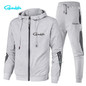 Daiwa Spring Autumn 2020  Fishing Suit Cotton Outdoor Camping Hiking Sport Set  Striped  Clothes Fishing Jacket Pants Suit