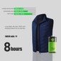 Heated Vest Smart Electric Heating Jacket Men Women Waistcoat Winter