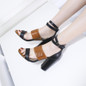 Women Buckle High Heels Sandals