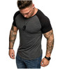 Men's Fit Short Sleeve Slim Muscle Bodybuilding T-shirt