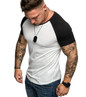 Men's Fit Short Sleeve Slim Muscle Bodybuilding T-shirt