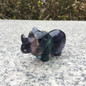 Rainbow Fluorite Rhinoceros