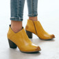 Low Heel Ankle Boots With Pointed Toe | Women's Ankle Boots