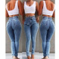 High Waist Skinny Jeans Women Streetwear Pencil Pants