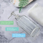 5 Pieces Glass Bathroom Accessory Collection Vanity Countertop Set