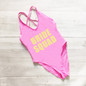 Bride Squad Cross Back Swimsuit