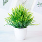 1pc Artificial Plants Green Bonsai Small Tree Pot Plants Fake Flower Potted Ornaments for Home Decoration Craft Plant Decorative