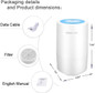 Air Purifier for Home Smoke Pollen and Pets Hair in Bedroom Office.
