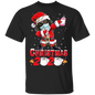 Dachshund Dabbing Santa Claus Christmas 2020 T-Shirt Funny Teacher Christmas Gift Idea