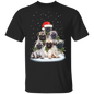 Pug Puppies Christmas T-Shirt Cute Dog Shirt Christmas Gift For Pug Lovers