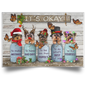 Yorkies It's Okay Quotes Christmas Poster Vintage Christmas Wall Decor Yorkie Gifts