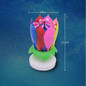 Lotus Flower Birthday Music Singing Candles