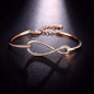 Infinity Rose Gold Bracelet