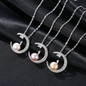 925 Sterling Silver Chains Necklace Natural Pearl Pendant