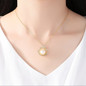 925 Sterling Silver Chains Necklace Natural Pearl Pendant