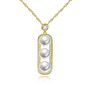 925 Sterling Silver Chains Necklace Natural Pearl Pendant