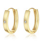 Gold Finish Fashion Jewelry Stud Earrings