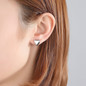 Gold Finish Fashion Jewelry Stud Earrings