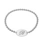 Oval 1 Initial Stretch Bead Bracelet