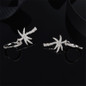 Coconut Tree Created Diamond Hoop Earring